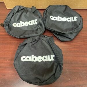 Cabeau Black Travel Neck Pillow CARRY CASE ( Bag Only ) No Pillow Set Of 3